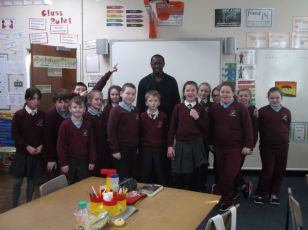 Visit by Rev Livingstone Thompson about Fairtrade.